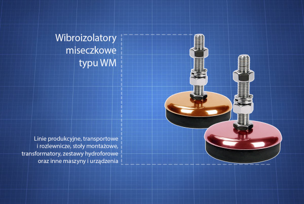 Wibroizolatory typu WM